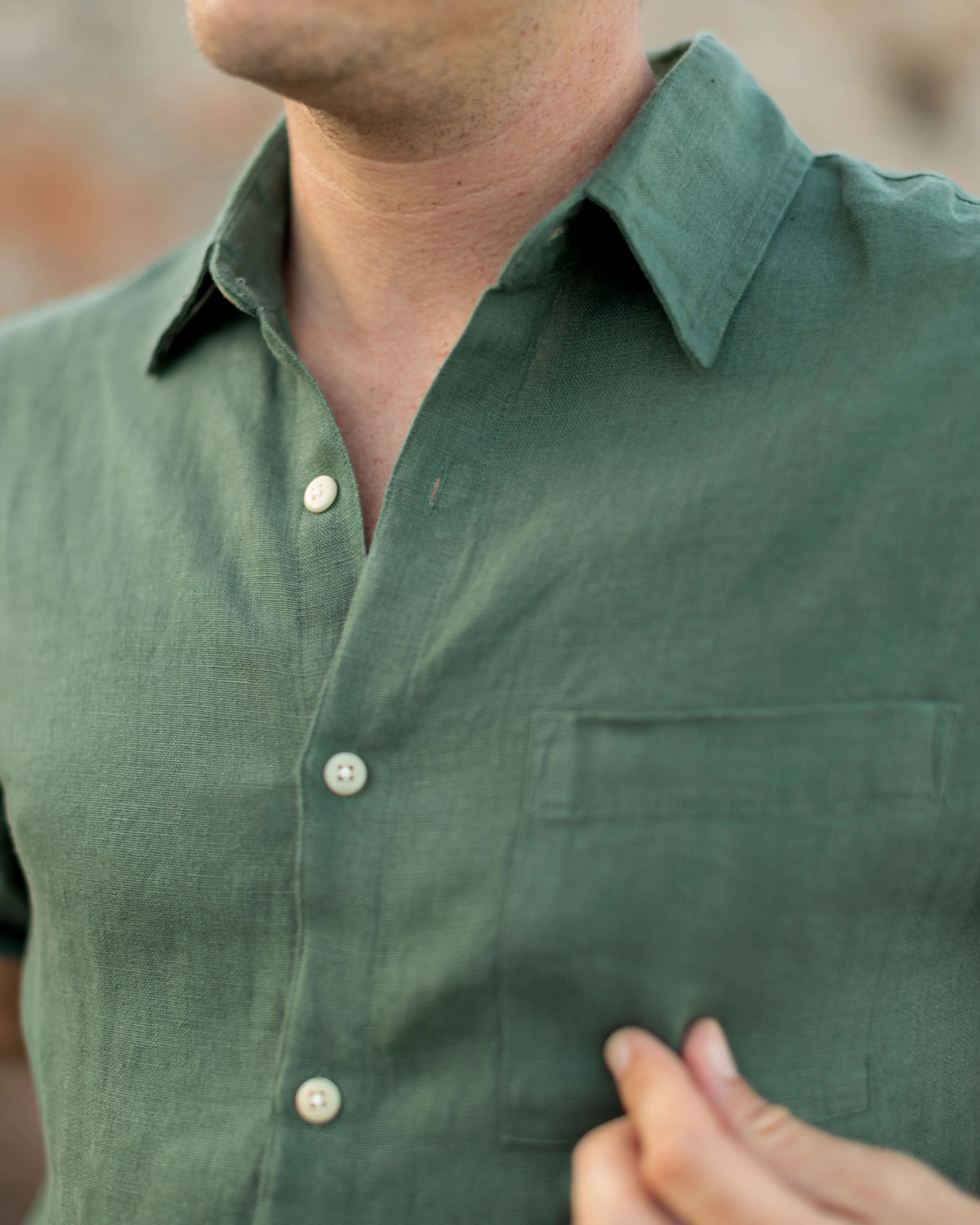 Ola Shirt / Pine sold by Alex Crane product image thumbnail 4