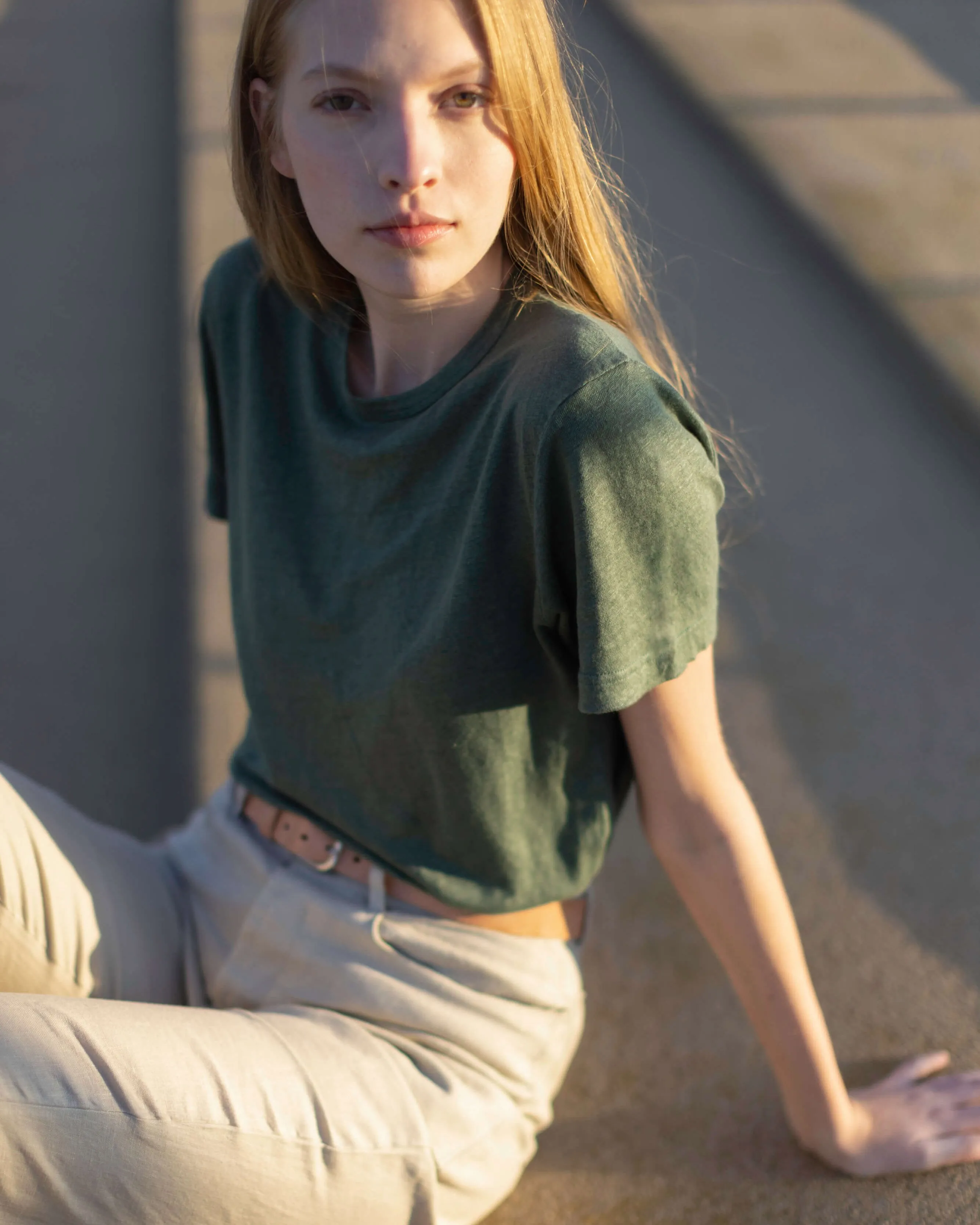 Sun Tee | Pine sold by Alex Crane product image thumbnail 2