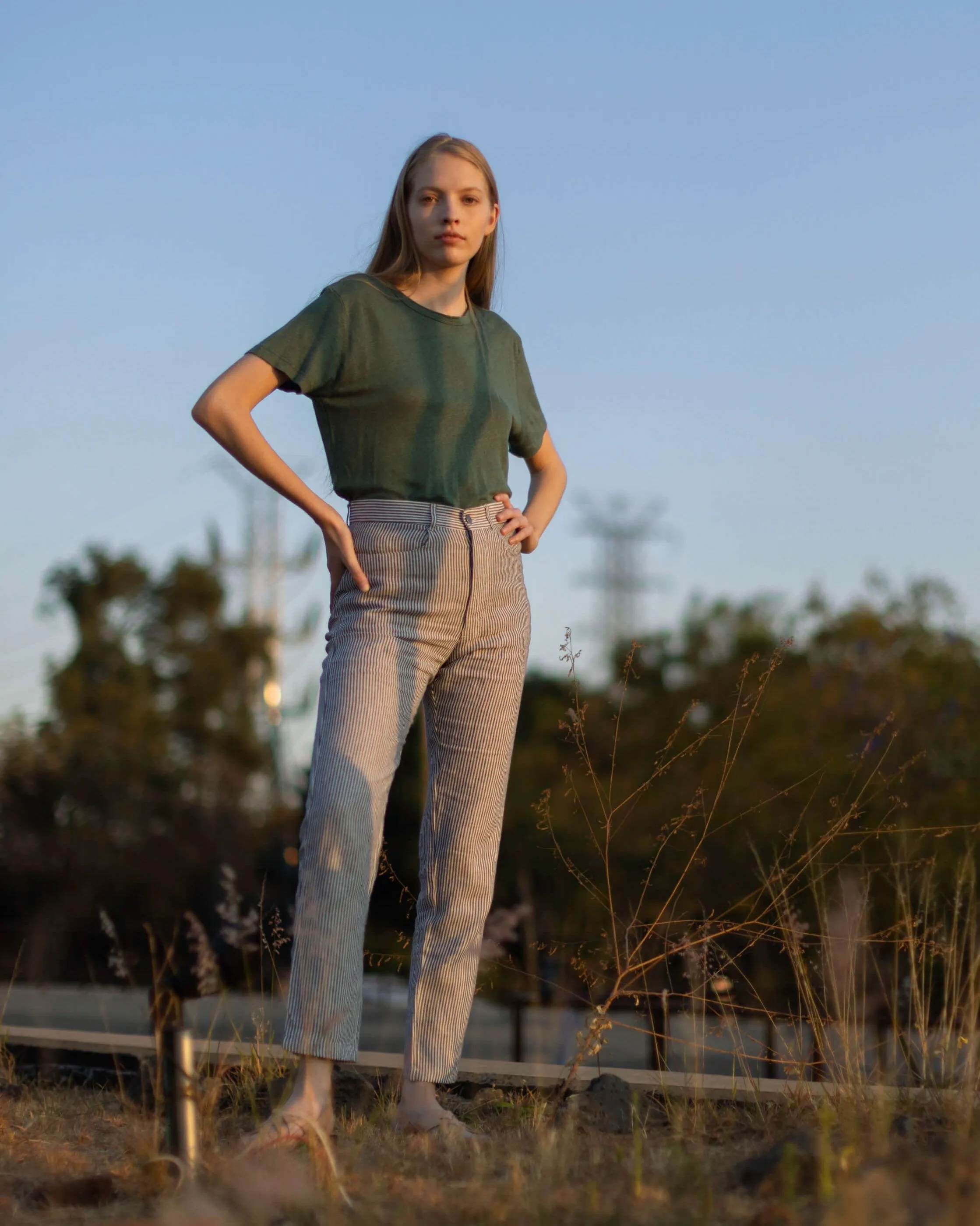 Sun Tee | Pine sold by Alex Crane product image thumbnail 5