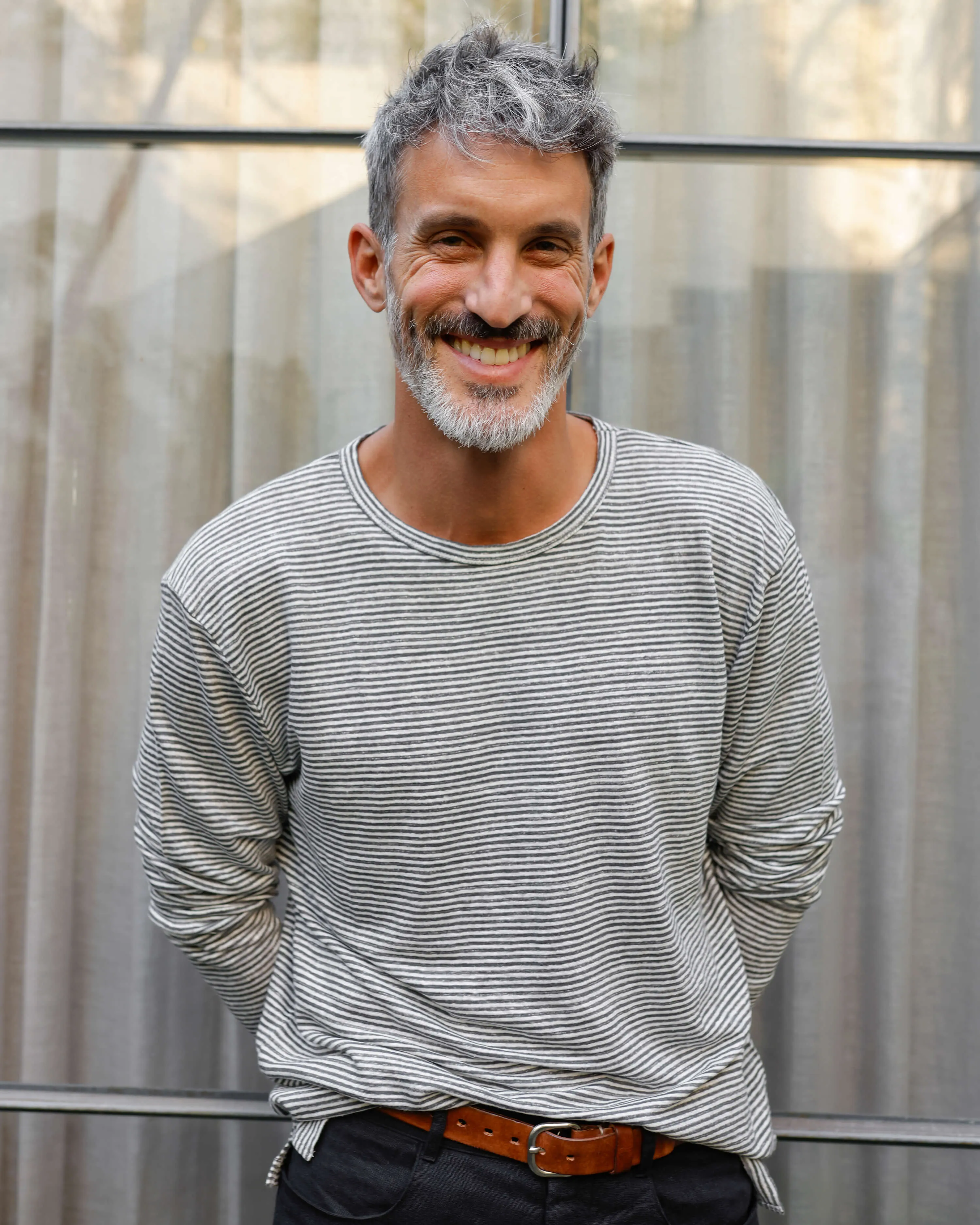 Long Sleeve Sun Tee / Lines sold by Alex Crane product image thumbnail 2