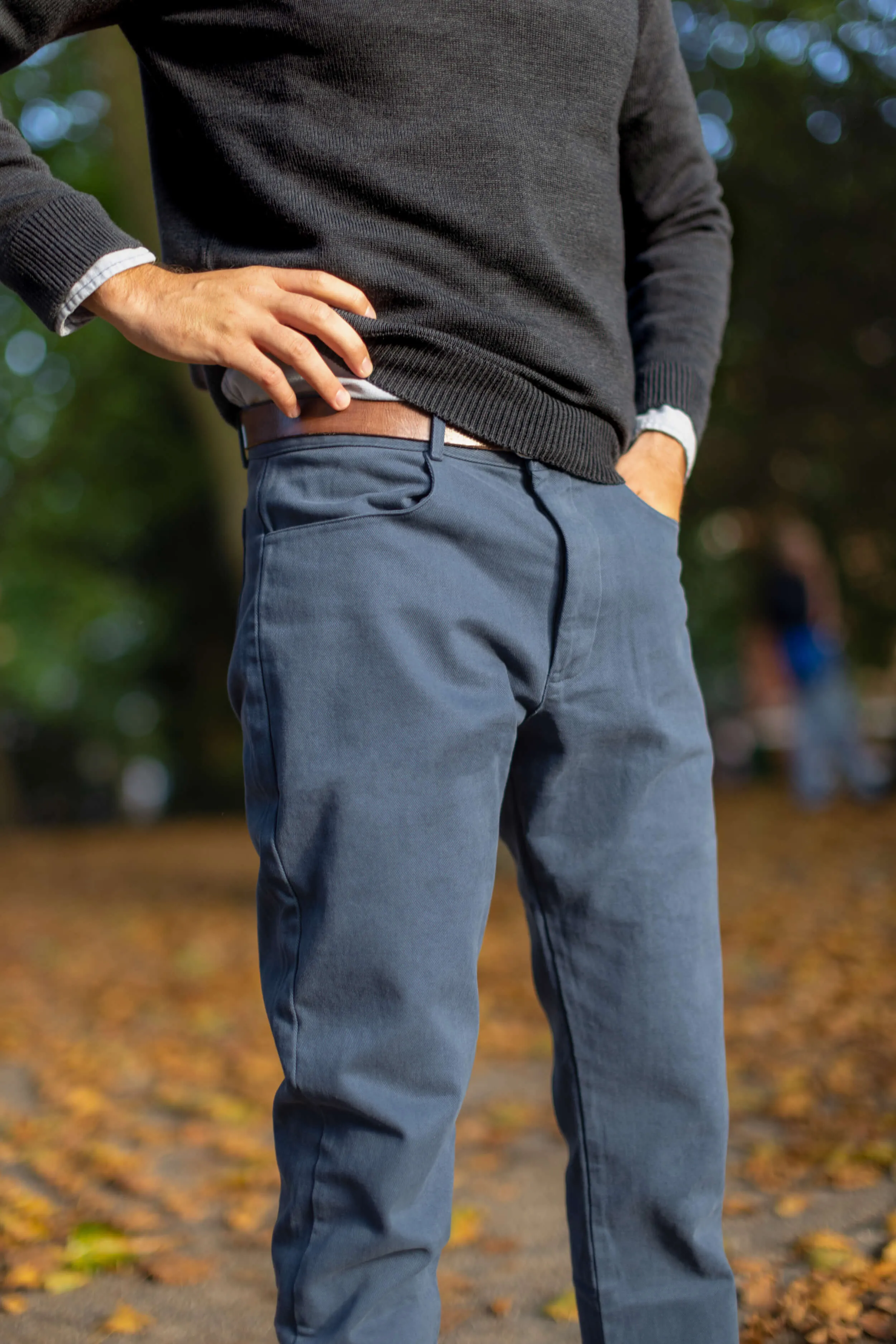 Canvas Cham Pants / River sold by Alex Crane product image thumbnail 2