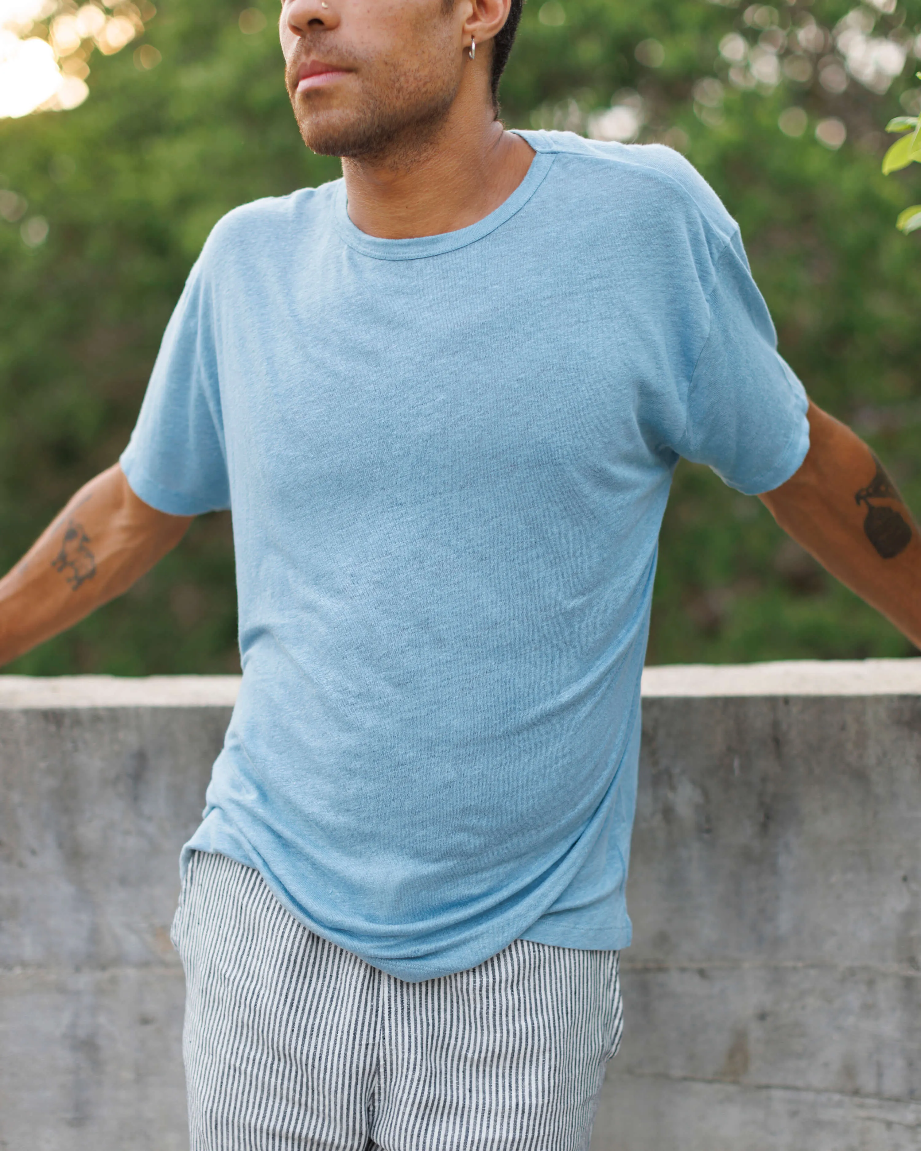 Sun Tee / Indigo sold by Alex Crane product image thumbnail 5