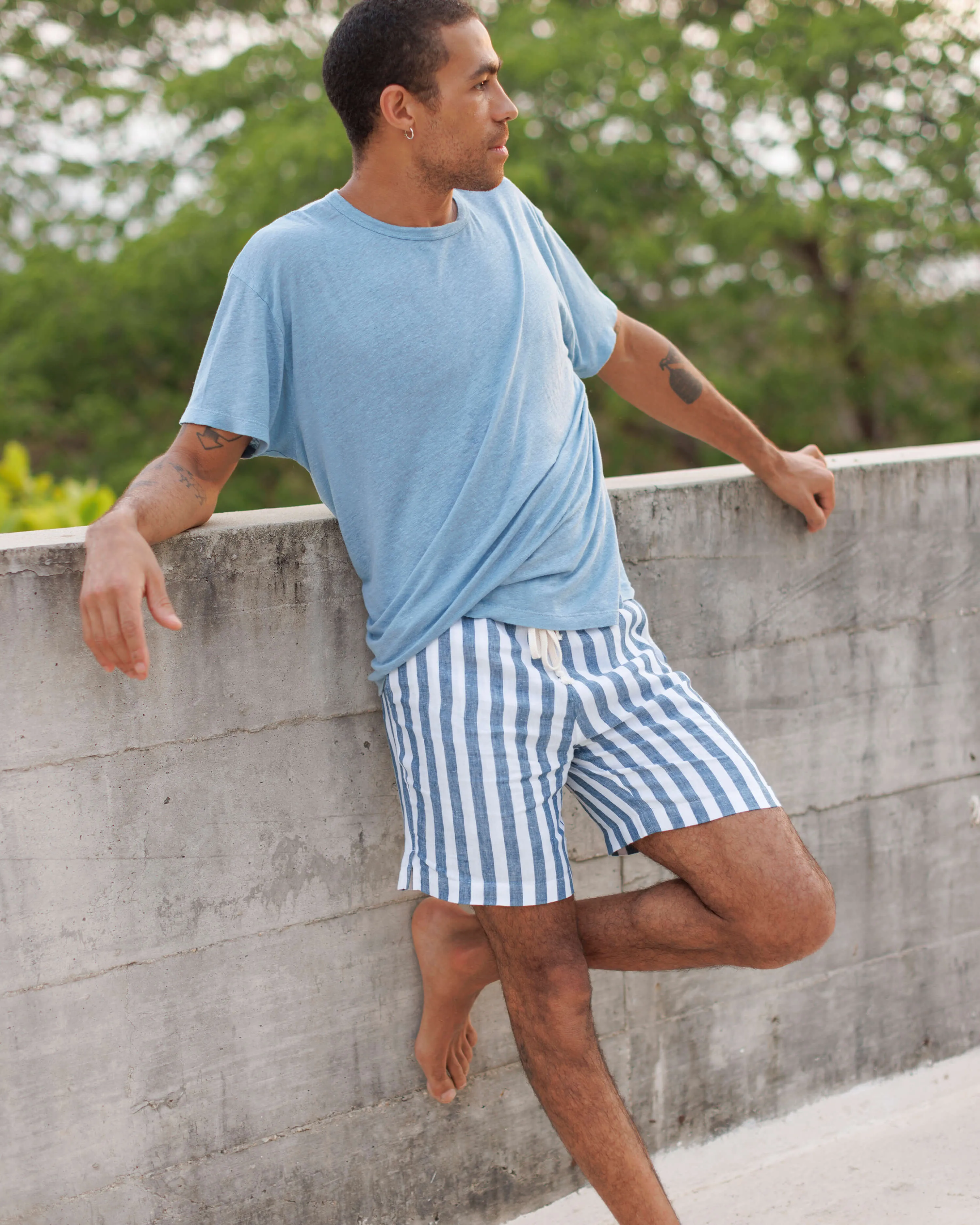 Sun Tee / Indigo sold by Alex Crane product image thumbnail 3