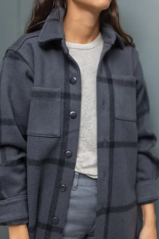 Park Shirt Jacket | Ink sold by Alex Crane