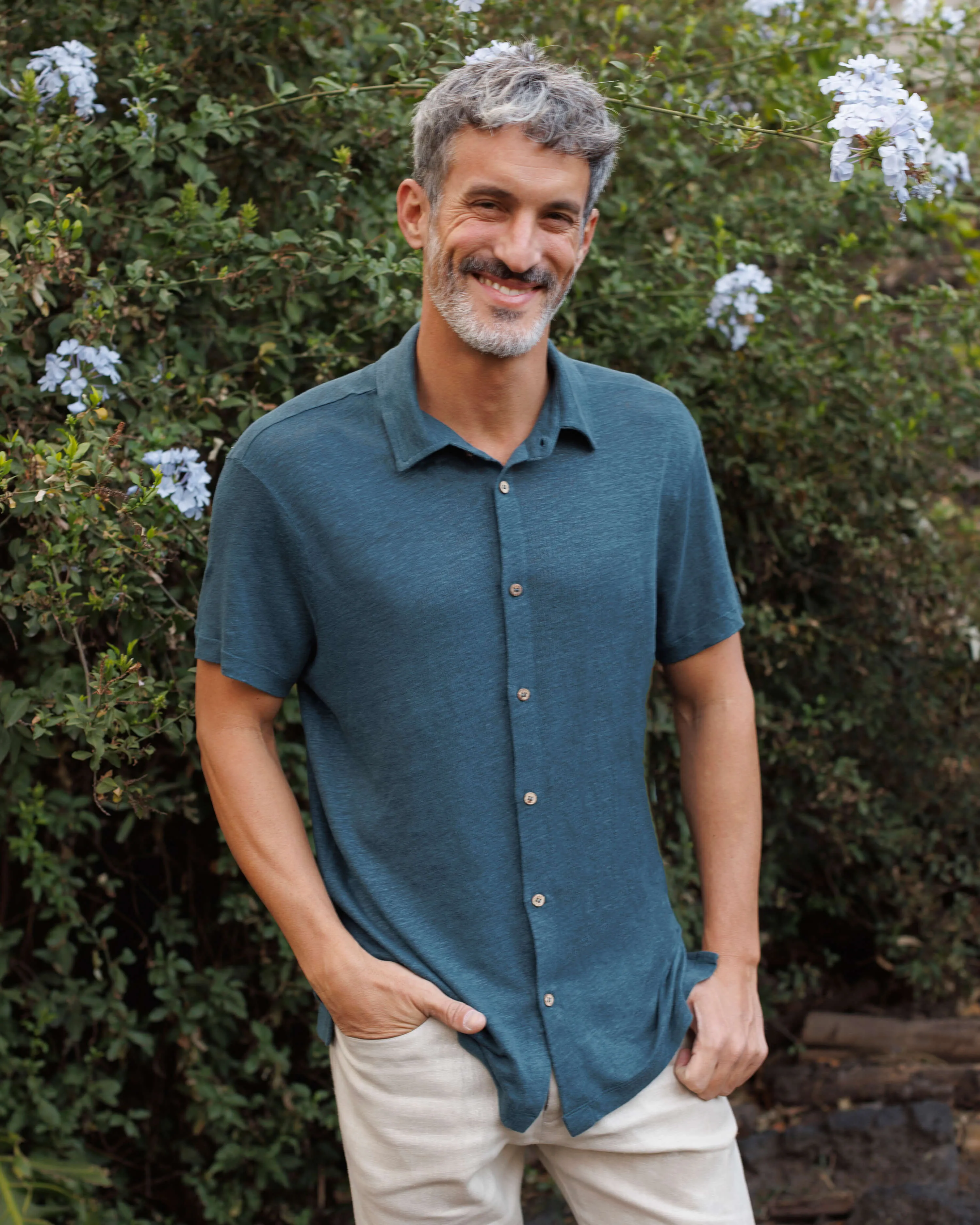 Knit Ola Shirt / Dusk sold by Alex Crane product image thumbnail 2