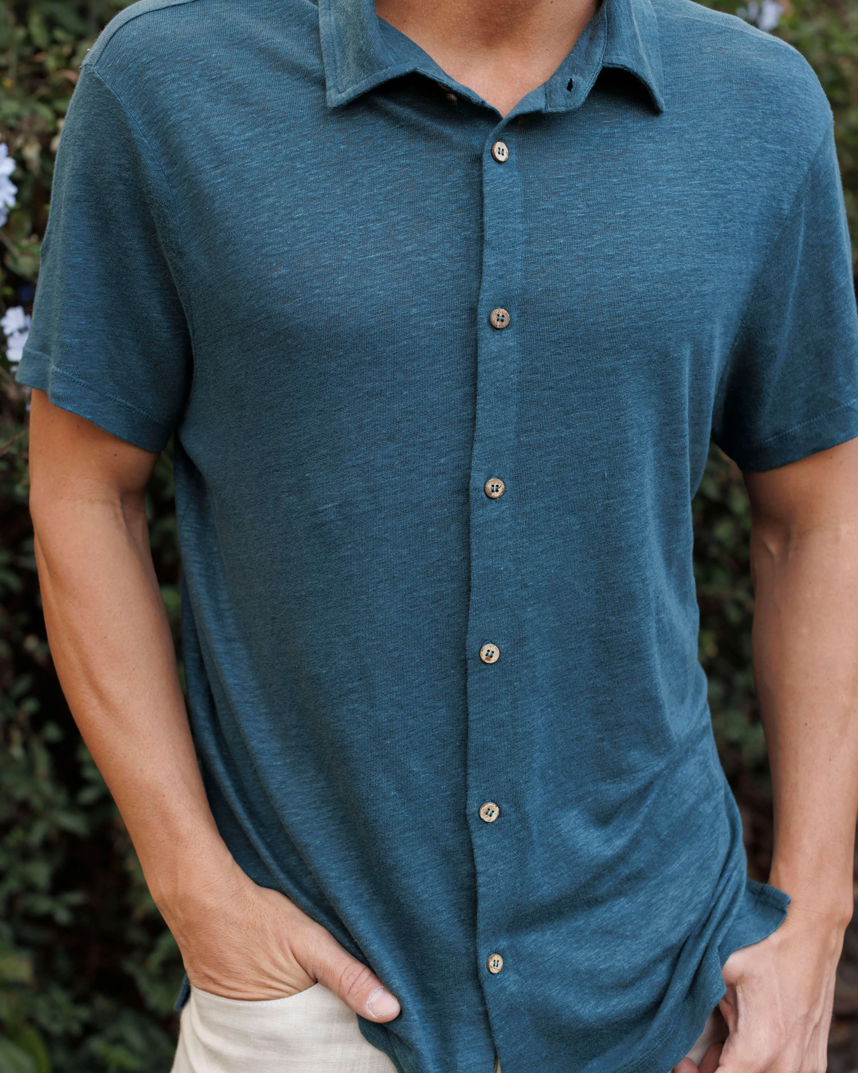 Knit Ola Shirt / Dusk sold by Alex Crane product image thumbnail 3