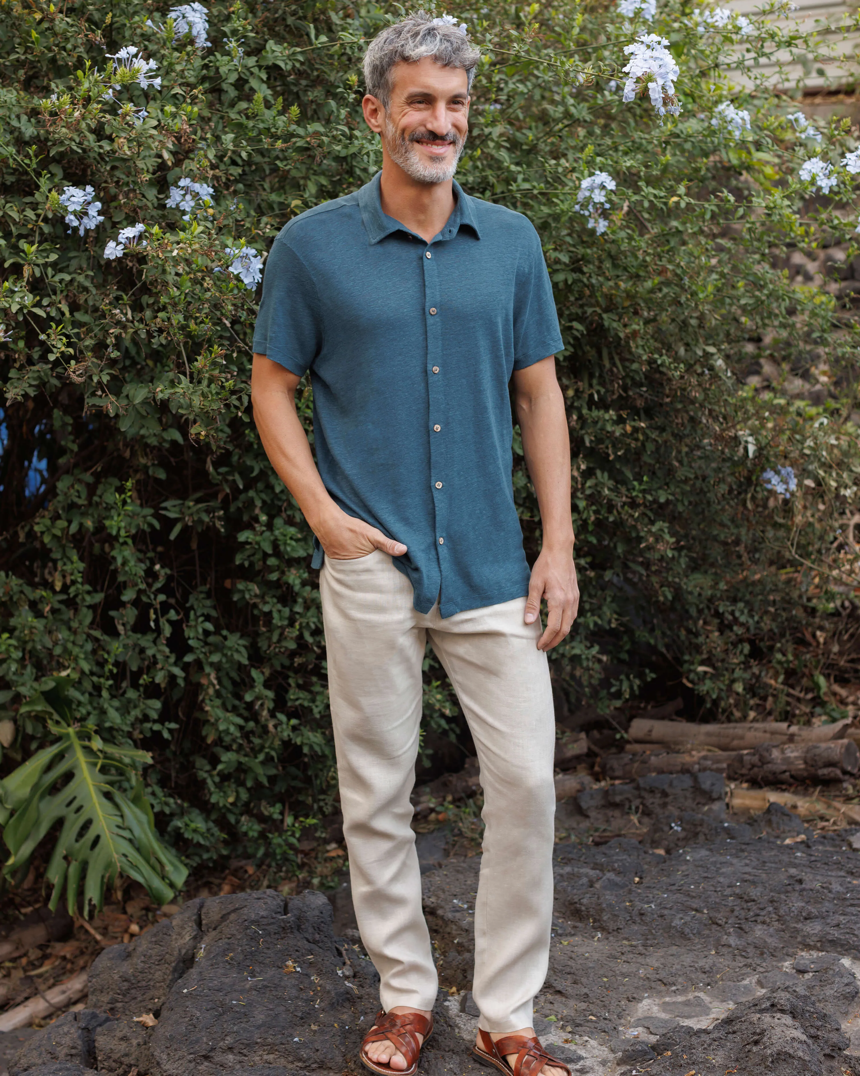 Knit Ola Shirt / Dusk sold by Alex Crane product image thumbnail 4