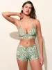 Green Double V Bikini Bottom sold by BERLOOK