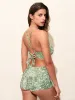 Green Double V Bikini Bottom sold by BERLOOK