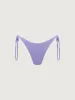 Purple Textured Tie Bikini Bottom sold by BERLOOK
