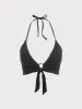 Black Back Tie Bikini Top sold by BERLOOK