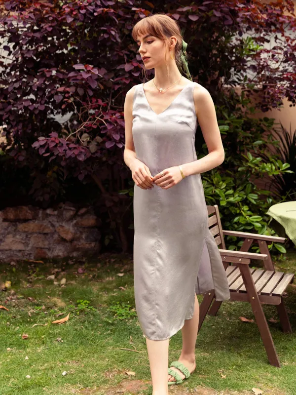 V Neck Midi Dress sold by BERLOOK