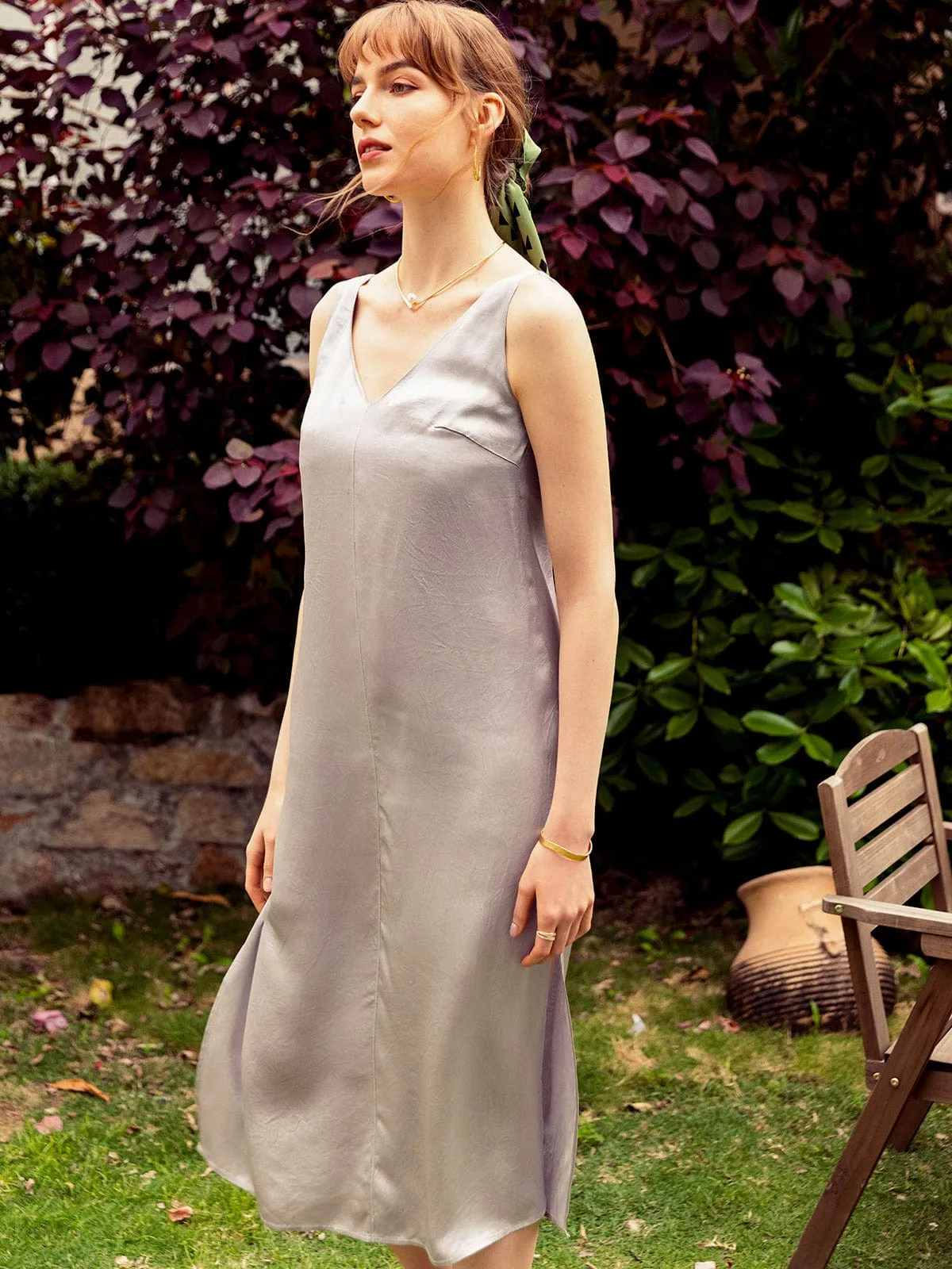 V Neck Midi Dress sold by BERLOOK product image thumbnail 2