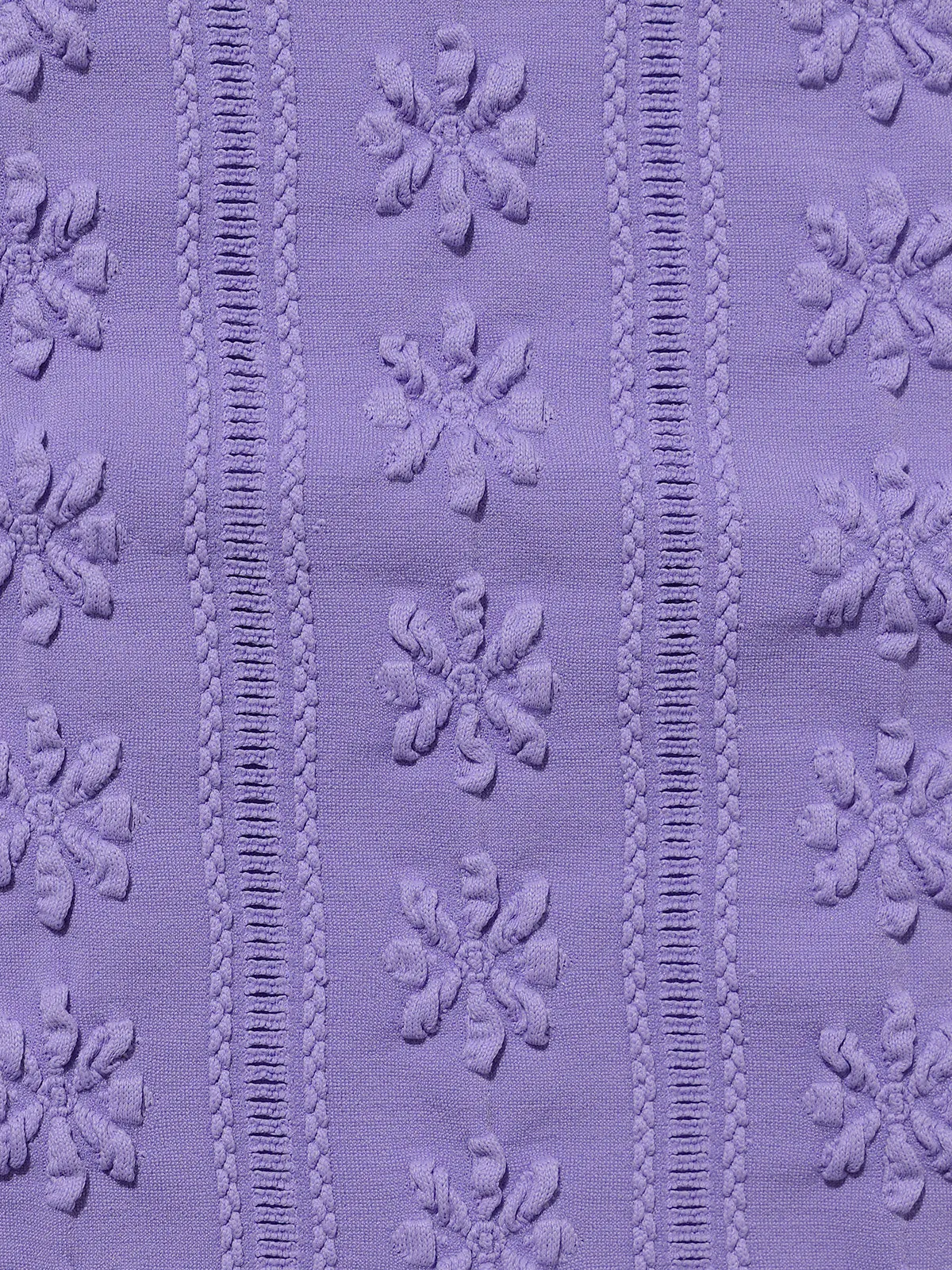 Purple Jacquard O-Ring Bikini Top sold by BERLOOK product image thumbnail 4