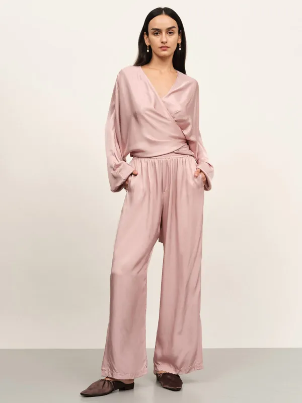 V Neck Wrap Blouse sold by BERLOOK