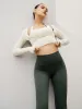 Beige Halter Long Sleeve Top sold by BERLOOK