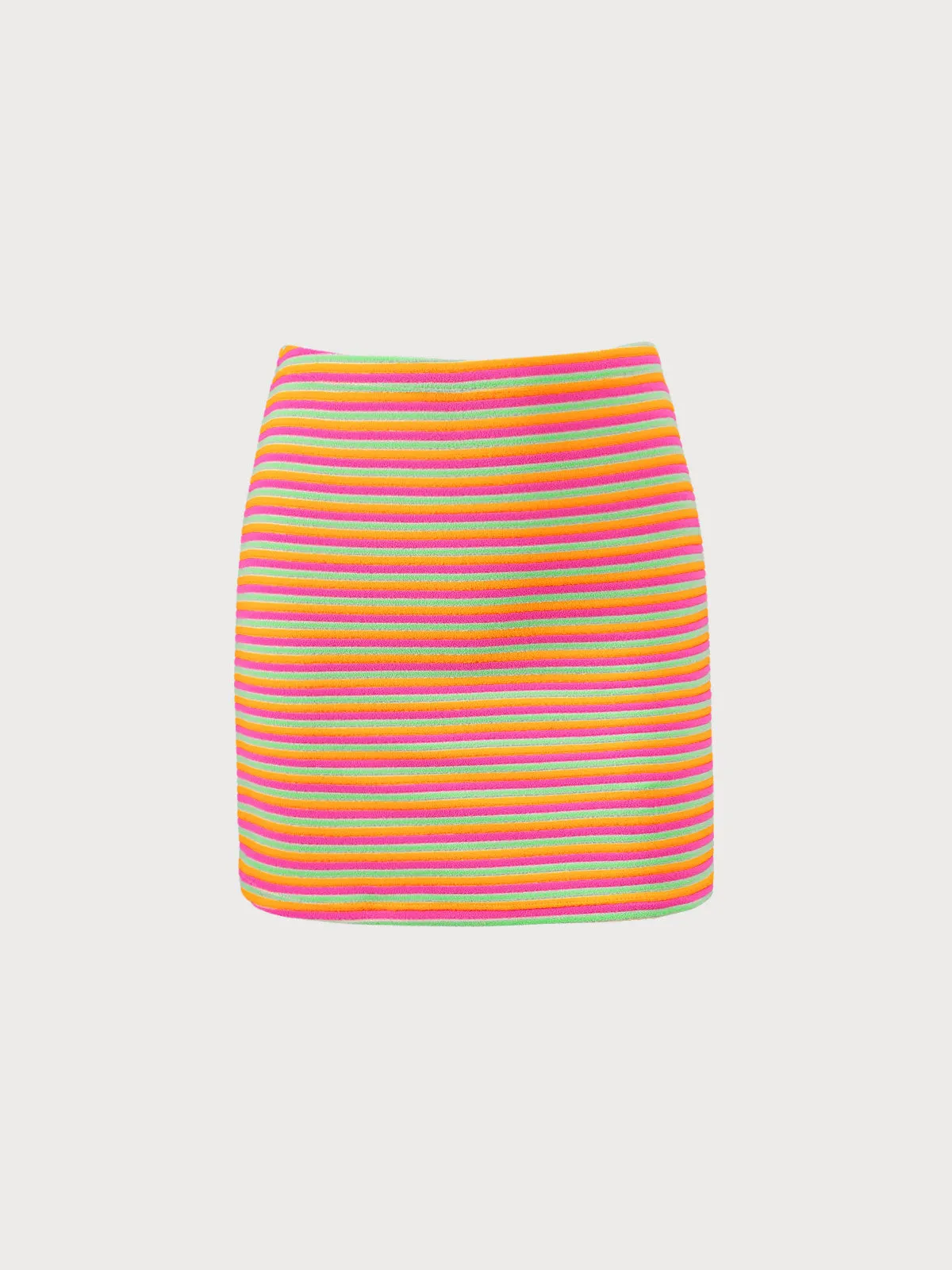 Plush Texture Stripe Cover-Up Skirt sold by BERLOOK product image thumbnail 5