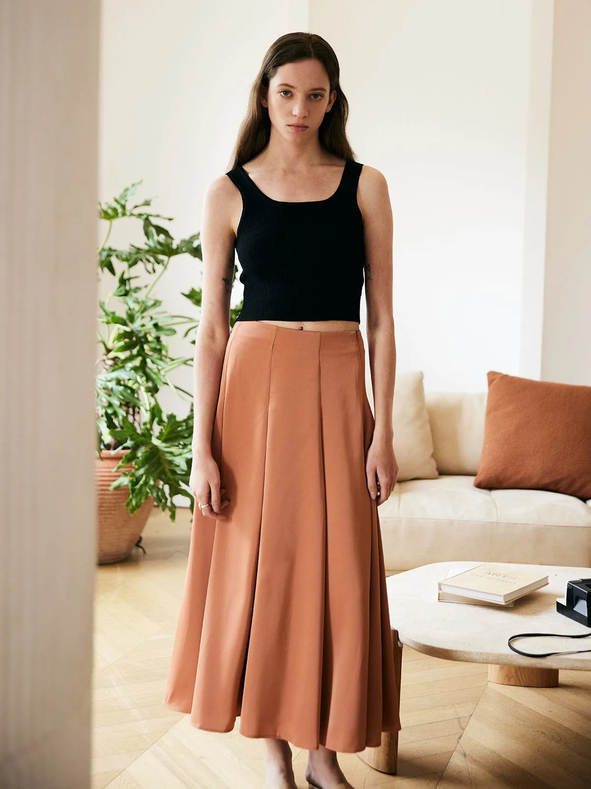 Ruched Textured Viscose Tank Top sold by BERLOOK product image thumbnail 2