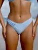 Blue Ruched Low Waisted Bikini Bottom sold by BERLOOK