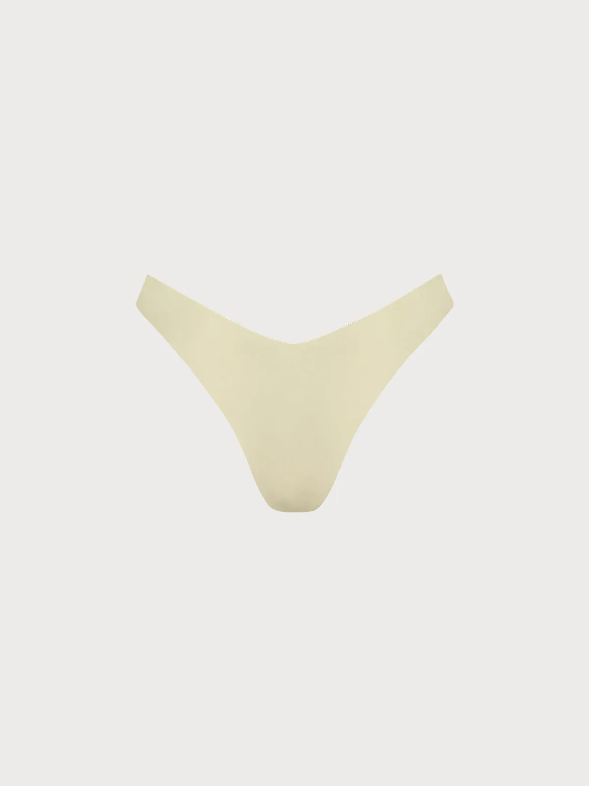White V-Cut Textured Bikini Bottom sold by BERLOOK product image thumbnail 2