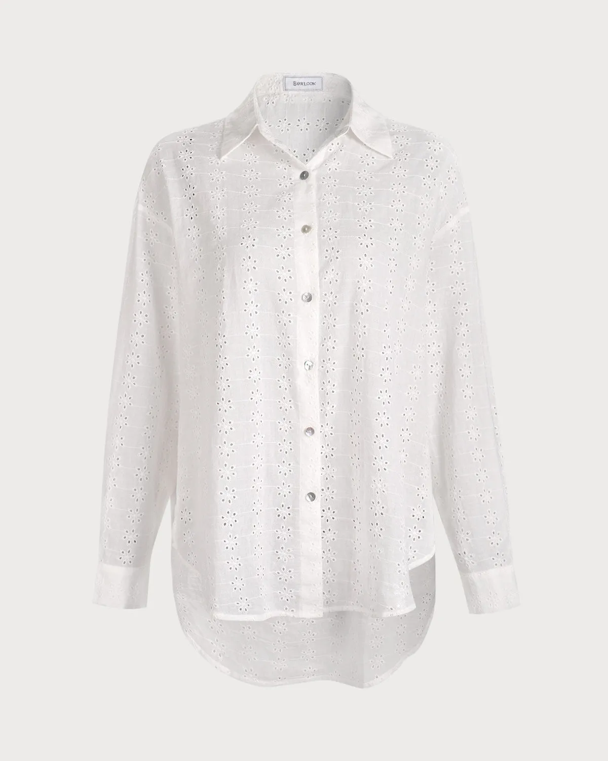 Eyelet Embroidery Cover-Up Top sold by BERLOOK product image thumbnail 4