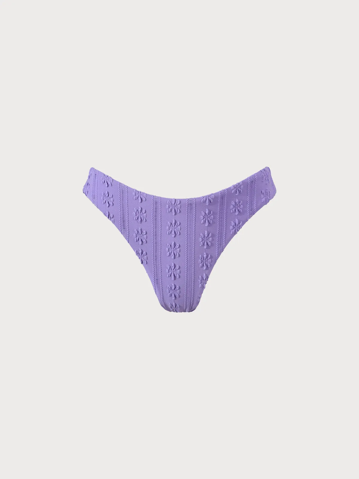Purple Jacquard Bikini Bottom sold by BERLOOK product image thumbnail 5