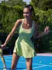 Light Green Cut-Out Dress sold by BERLOOK