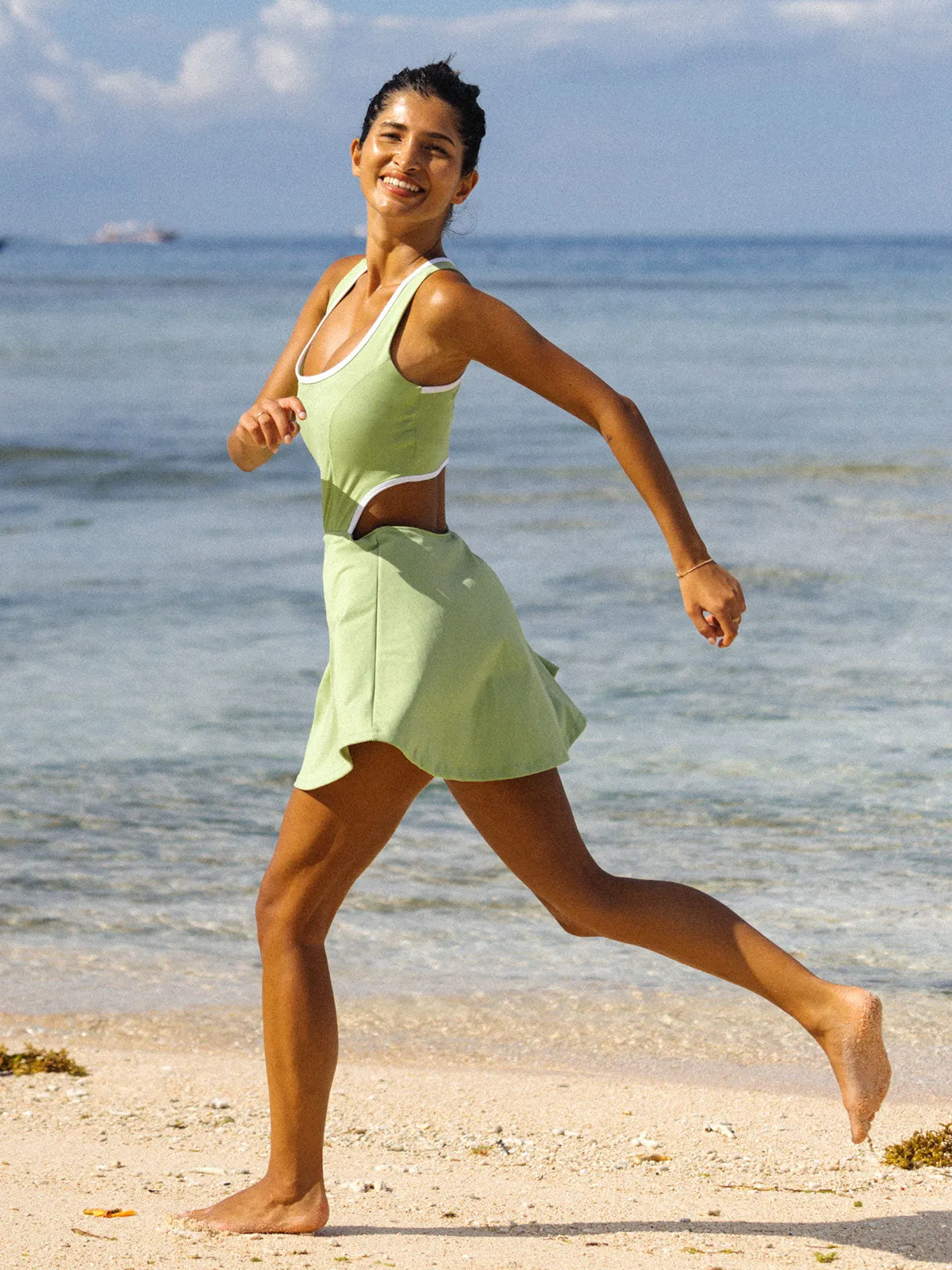 Light Green Cut-Out Dress sold by BERLOOK product image thumbnail 5