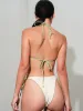 Ribbed Tie Reversible Bikini Bottom sold by BERLOOK