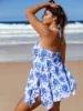 Floral Plus Size Halter Tankini Top sold by BERLOOK