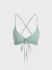 Twist Backless Bikini Top sold by BERLOOK