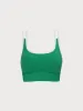 Green X Cross Sports Bra sold by BERLOOK