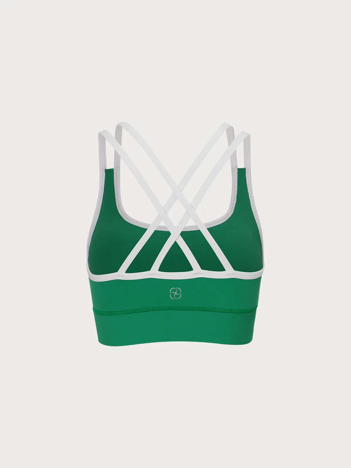 Green X Cross Yoga Sports Bra sold by BERLOOK product image thumbnail 2