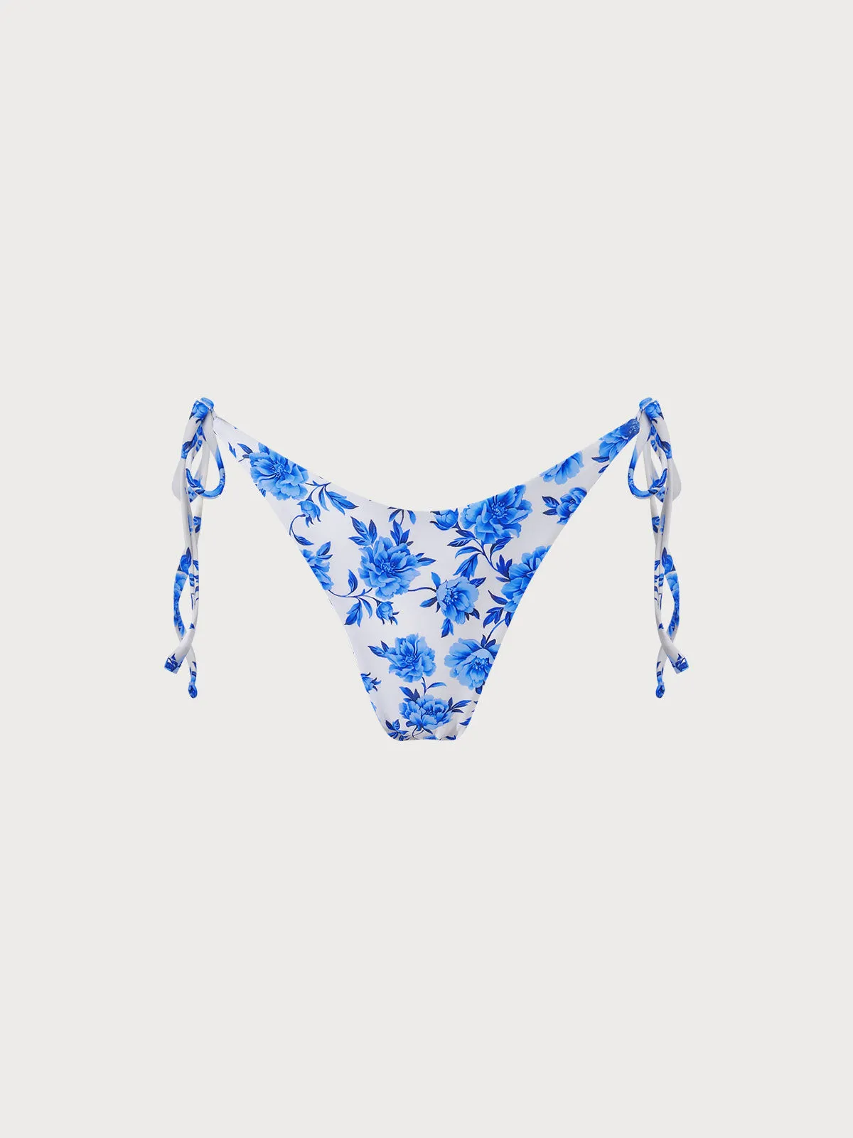 Blue Floral Tie Bikini Bottom sold by BERLOOK product image thumbnail 5