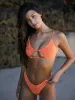 Floral Jacquard High Cut Bikini Bottom sold by BERLOOK