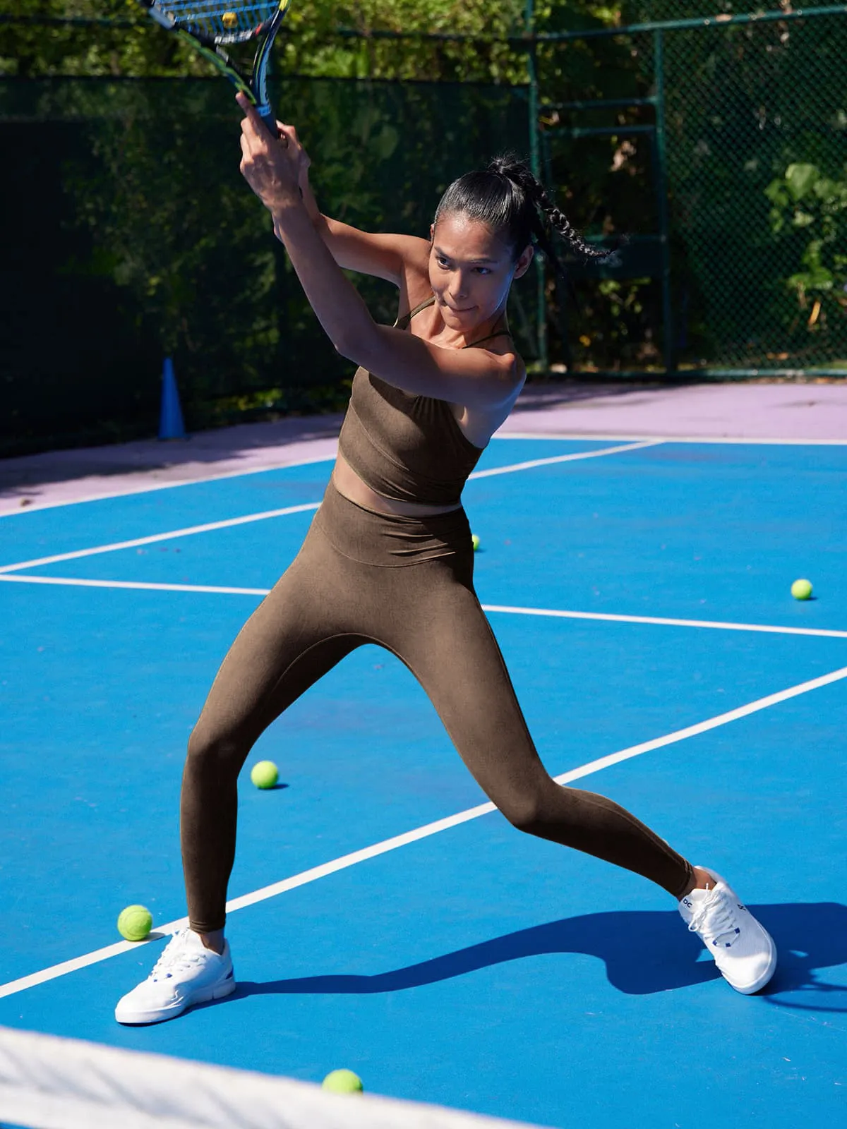 Coffee Backless Sports Bra sold by BERLOOK product image thumbnail 3