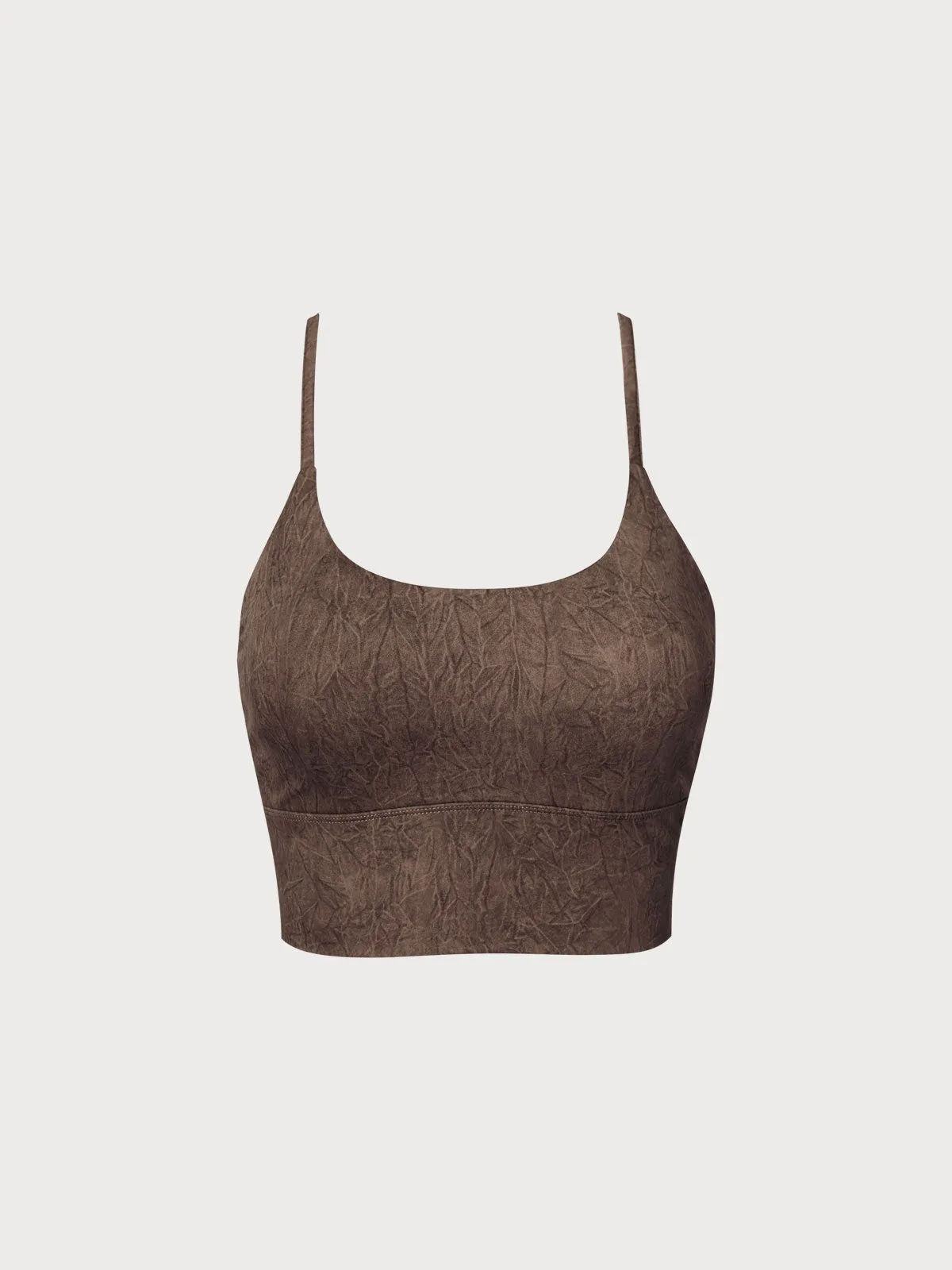 Coffee Backless Sports Bra sold by BERLOOK product image thumbnail 5