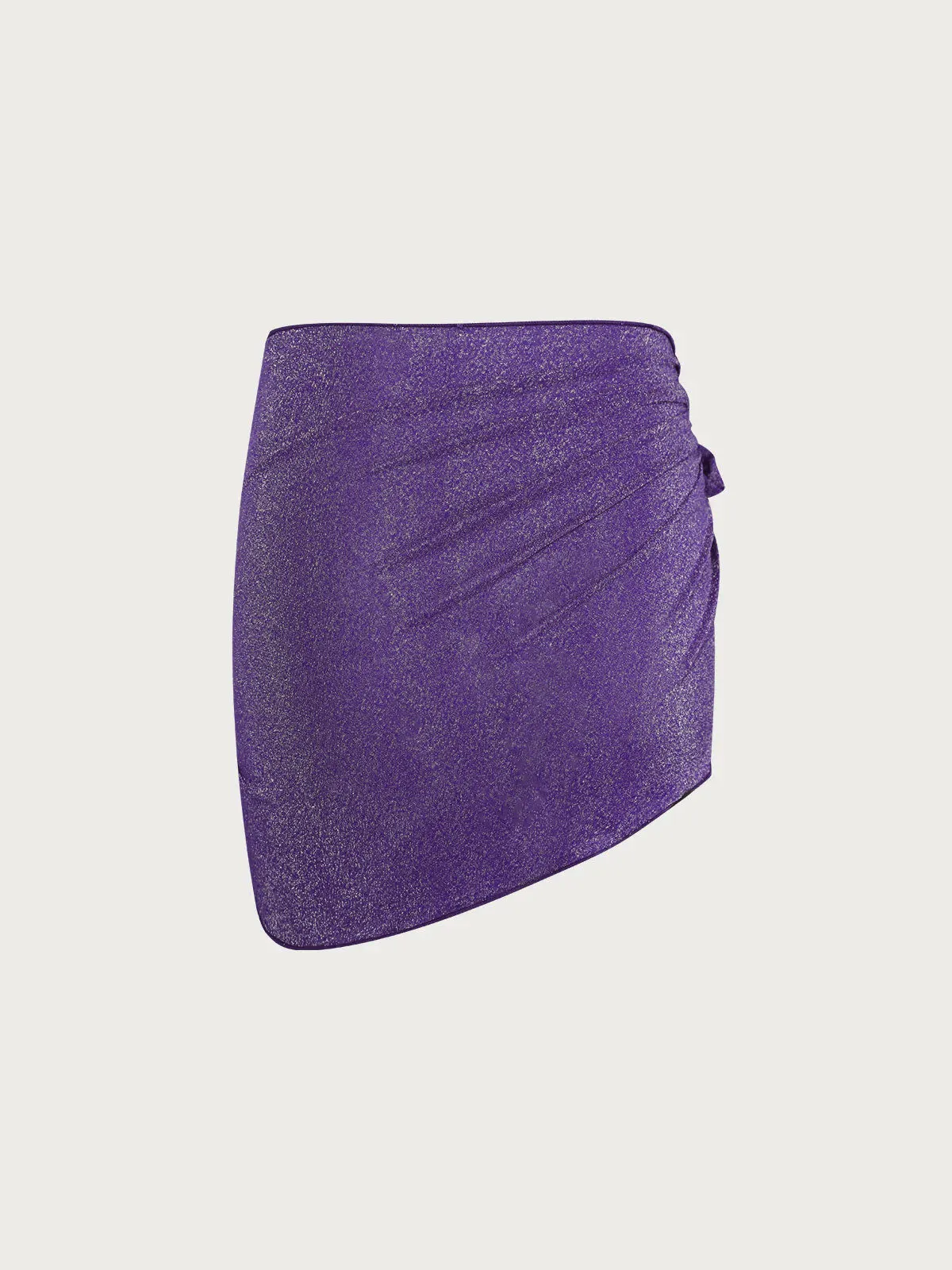 Purple Lurex Cover-Up Skirt sold by BERLOOK product image thumbnail 5