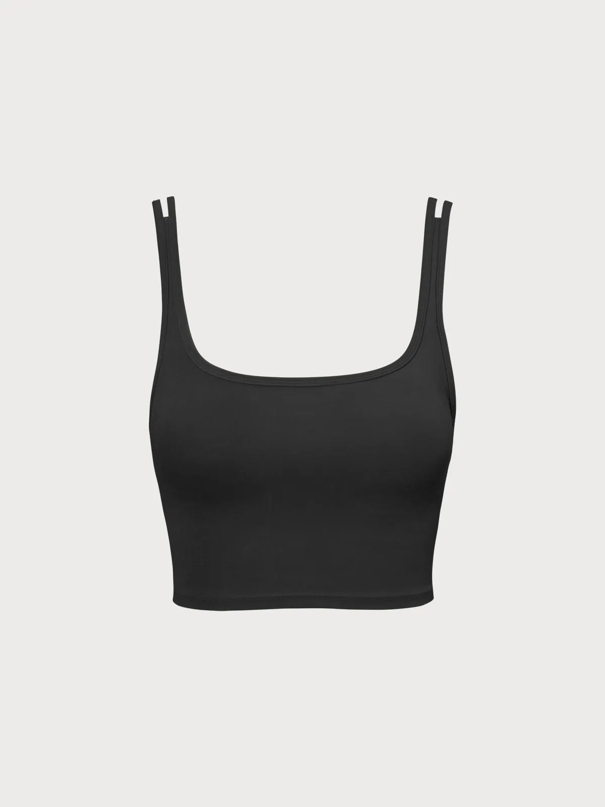 Black Square Neck Cami Top sold by BERLOOK product image thumbnail 5