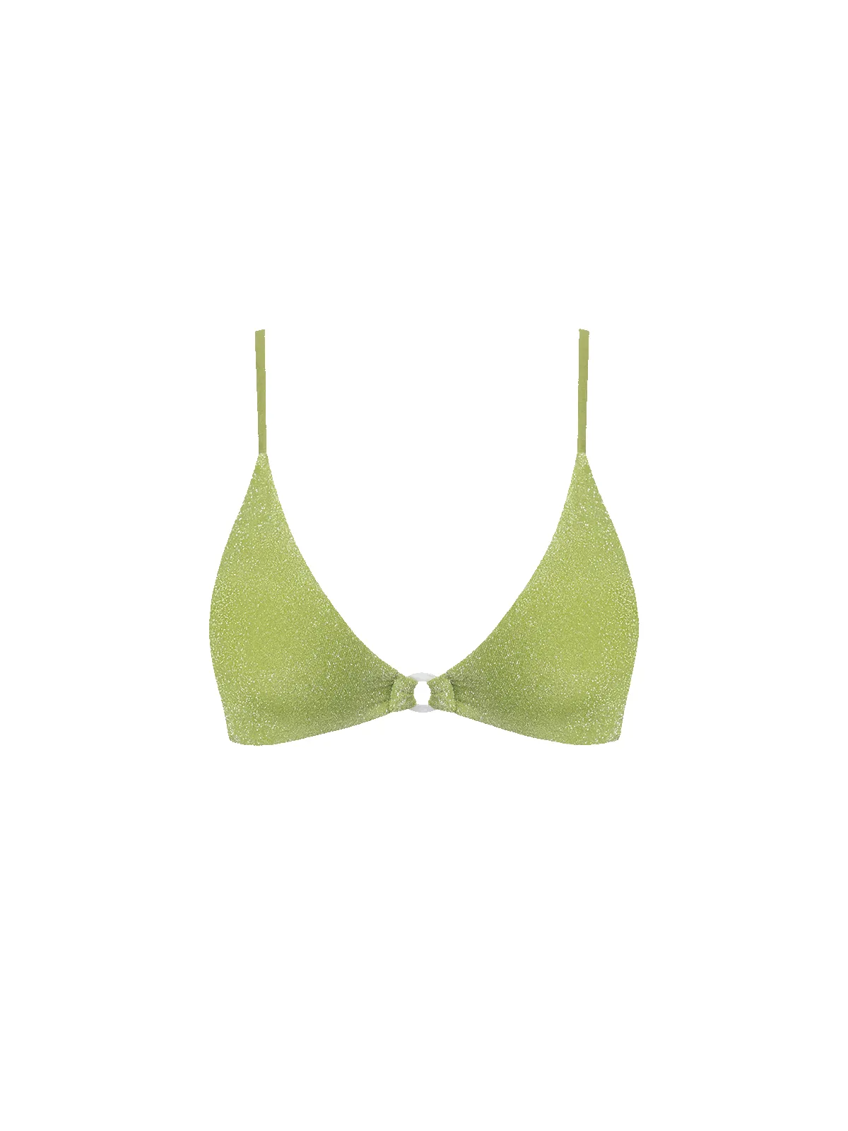 Light Green Lurex O-Ring Bikini Top sold by BERLOOK product image thumbnail 5