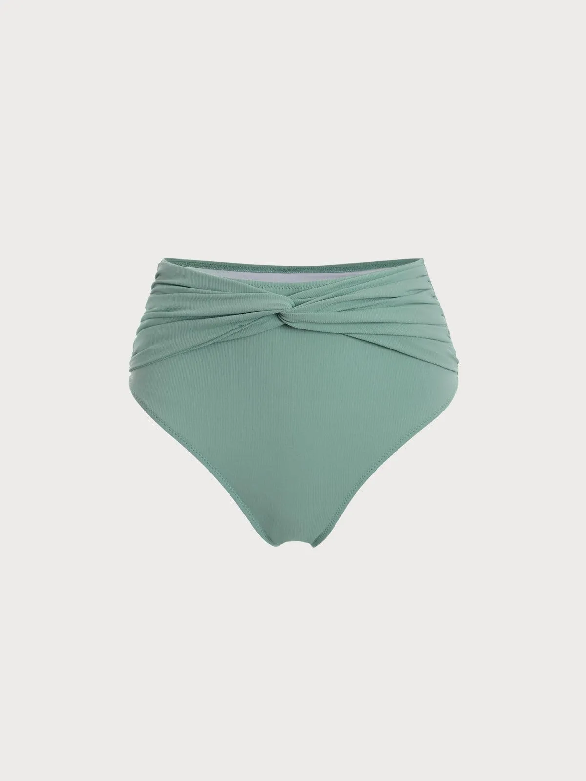 Ribbed Plain Twist Bikini Bottom sold by BERLOOK product image thumbnail 4