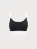 Black Contrast Yoga Sports Bra sold by BERLOOK