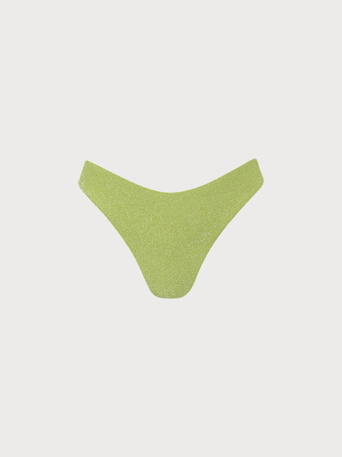 Light Green Solid Lurex Bikini Bottom sold by BERLOOK product image thumbnail 5