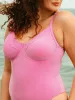 Lurex Underwire Plus Size One-Piece Swimsuit sold by BERLOOK