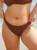 Solid Low Waisted Plus Size Bikini Bottom sold by BERLOOK