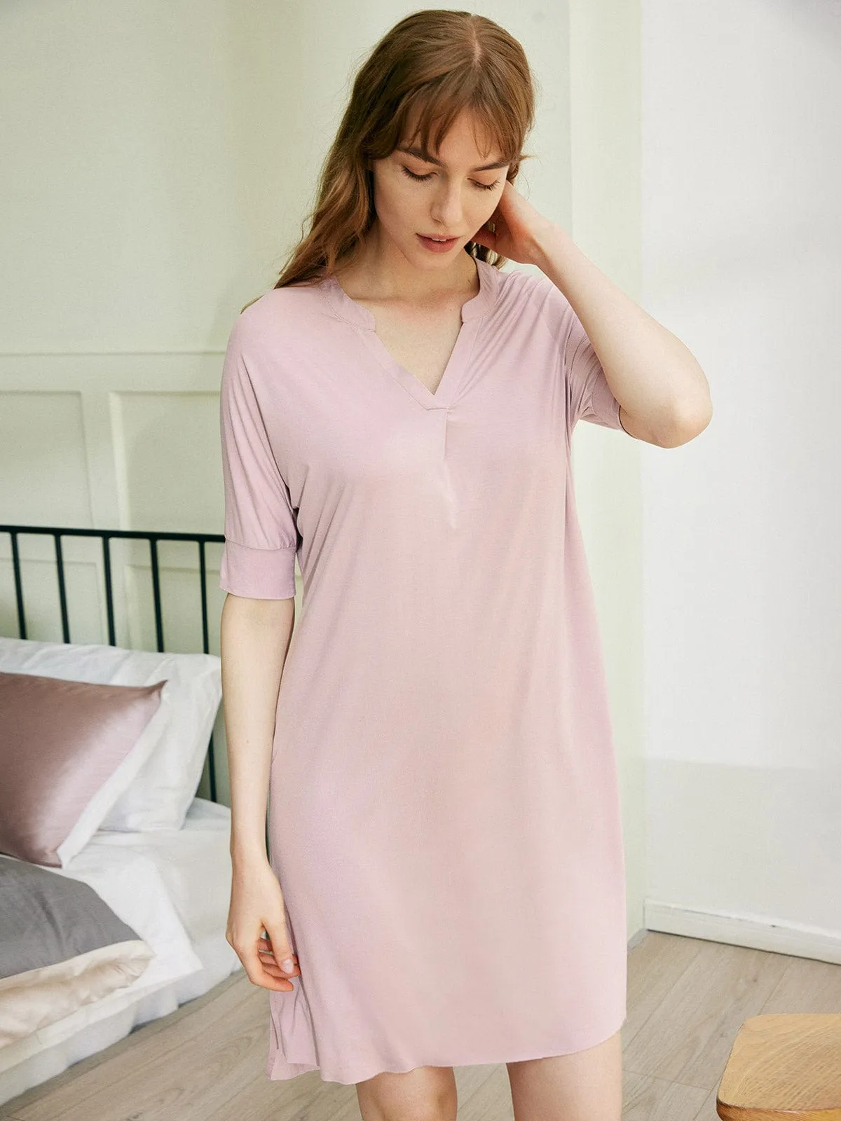 Side Split Sleep Dress sold by BERLOOK product image thumbnail 2