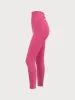 Rose Red Cross Back Lycra® Leggings 25” sold by BERLOOK
