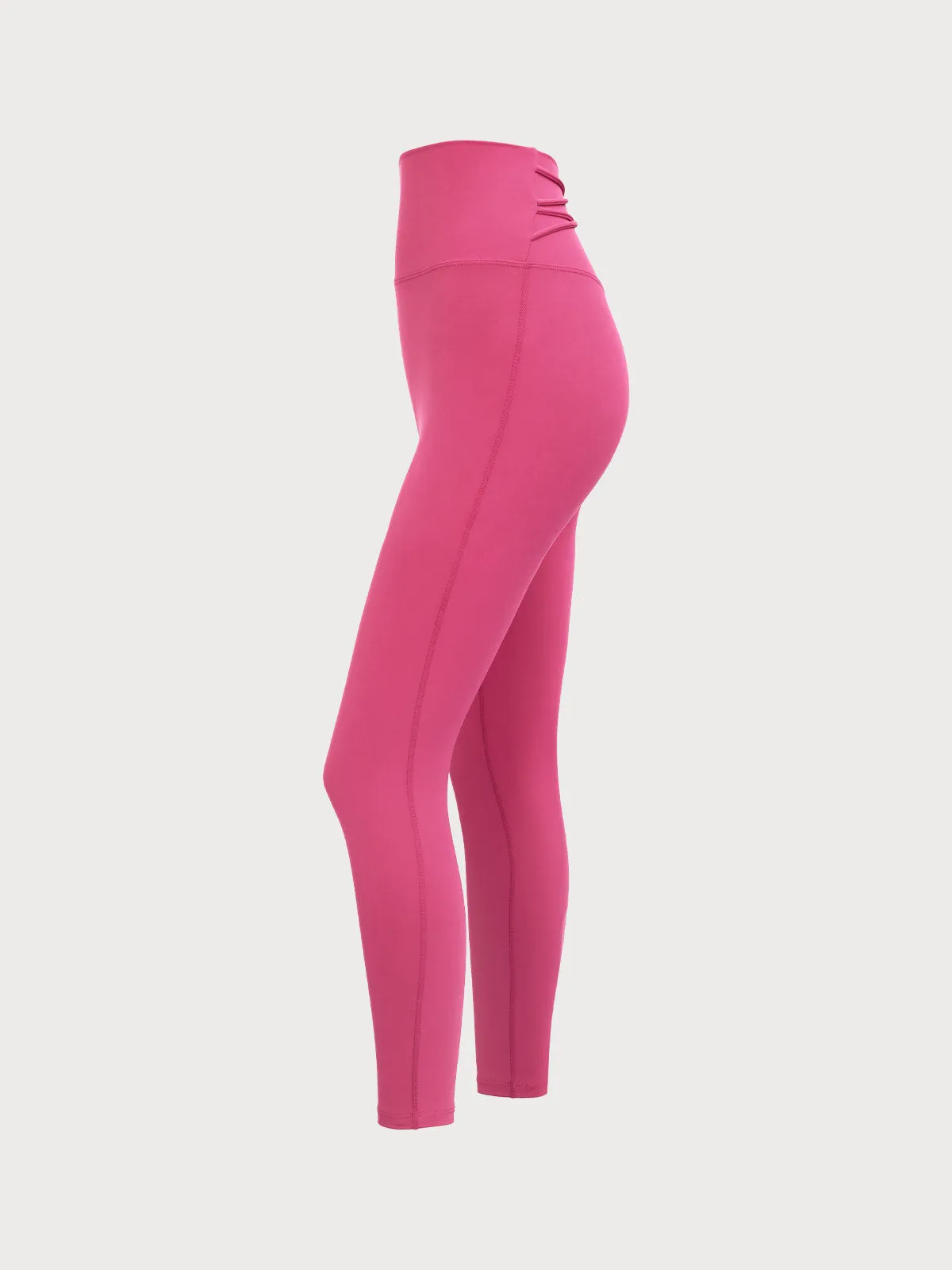 Rose Red Cross Back Lycra® Leggings 25” sold by BERLOOK product image thumbnail 3