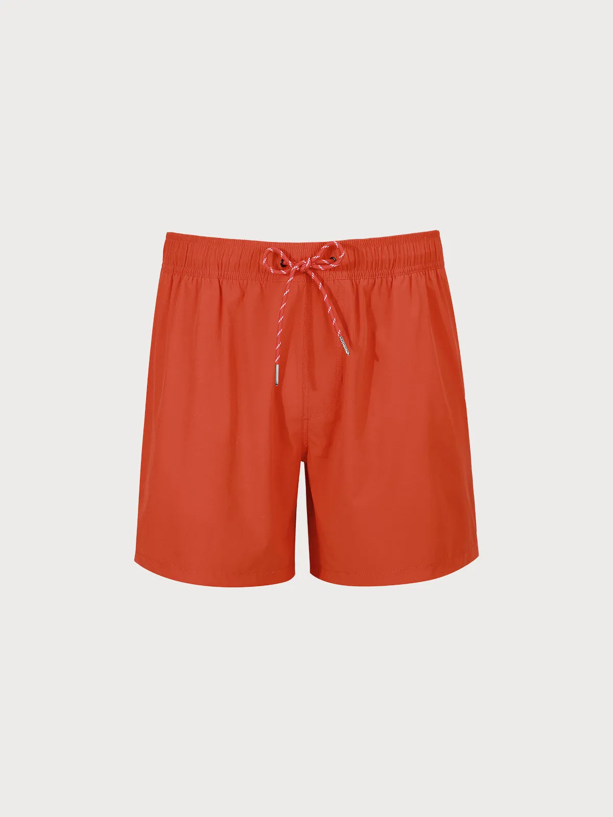 The Brick Red Beach Swimming Trunks sold by BERLOOK