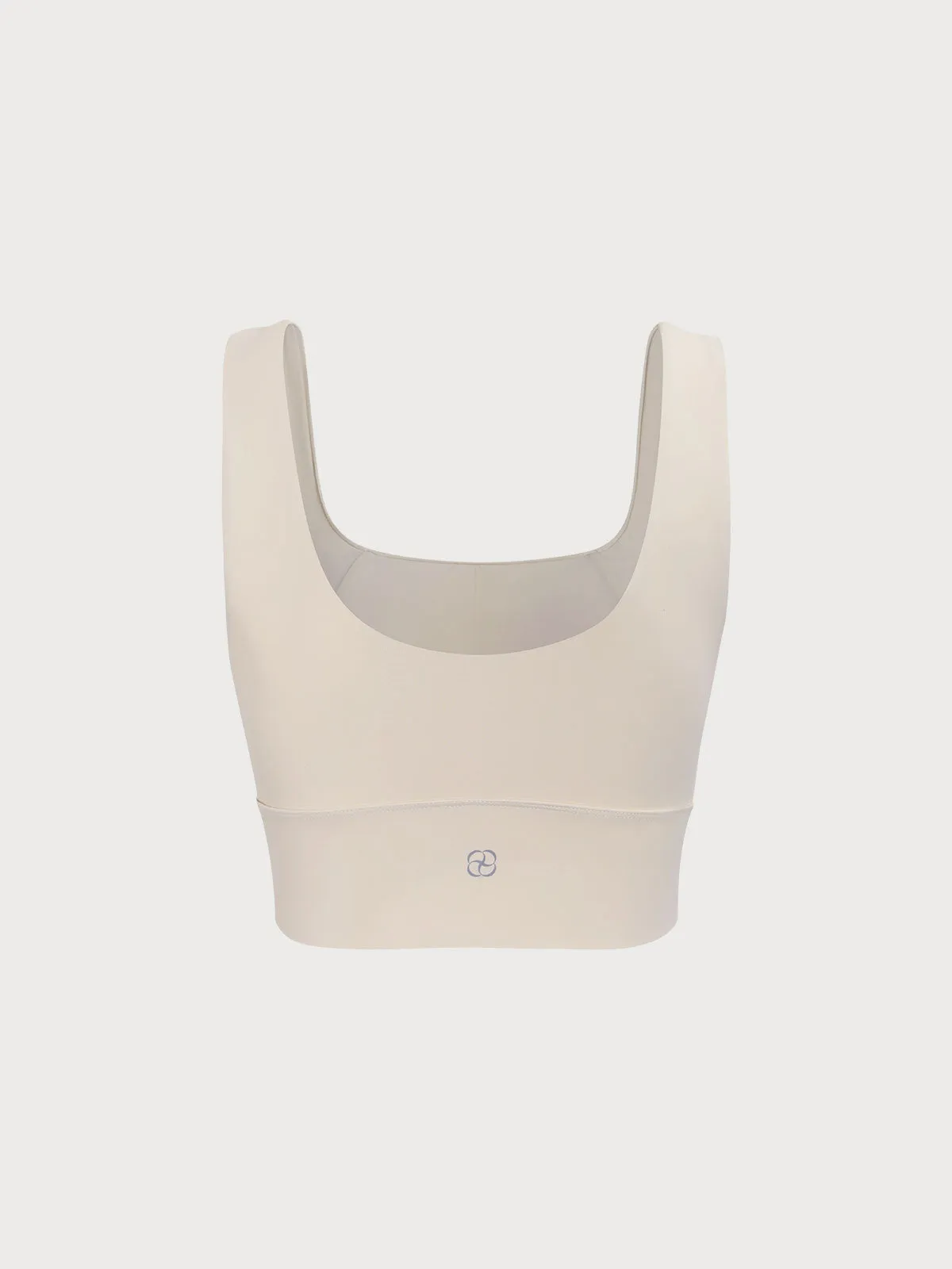 Beige U-Neck Tank Top--Light Support sold by BERLOOK product image thumbnail 2